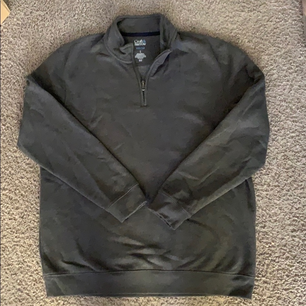 NWOT Croft & Barrow Men’s quarter zip sweatshirt
